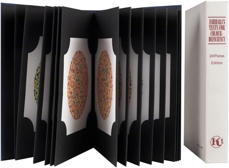 Cosmid Ishihara Test Chart Books for Color Deficiency 24 Plates. - Image 1